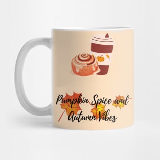 Hello Autumn Pumpkin Spice and Autumn Vibes Mug